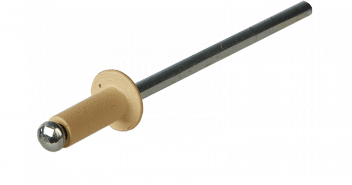 Apex Rivet - Alu/Steel 3.2x10.2mm - Classic Cream