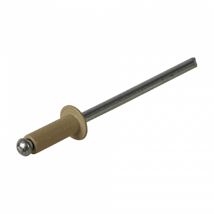 Apex Rivet - Alu/Steel 3.2x10.2mm - Stone Beige