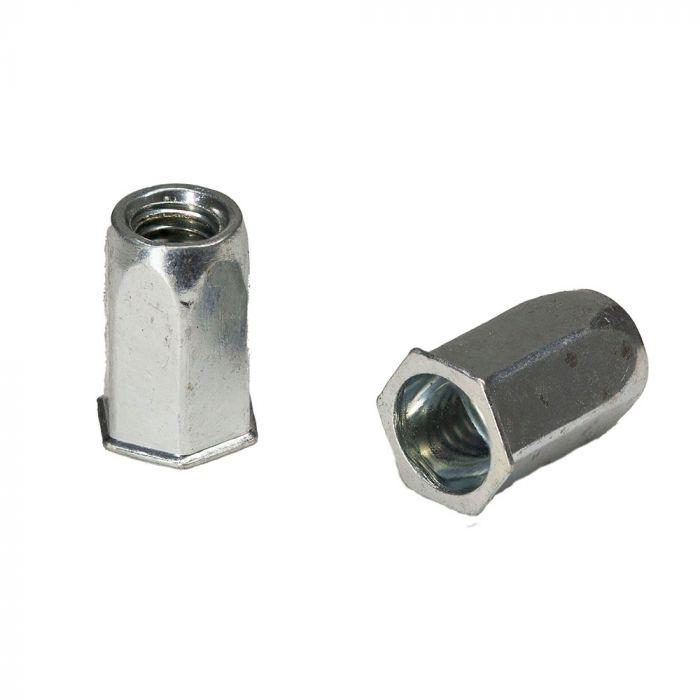 Apex Rivet Nut Steel Hex Body TH M5